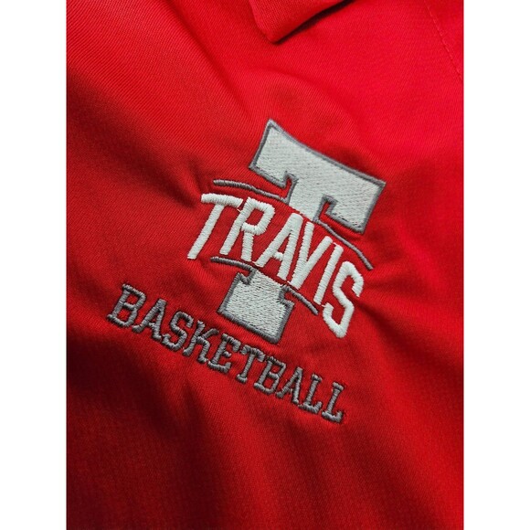 Nike Dri-FIT Travis Basketball Polo Shirt - Size XL - Red - Picture 7 of 9